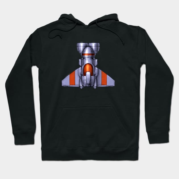 Xenon II Ship Hoodie by Evarcha